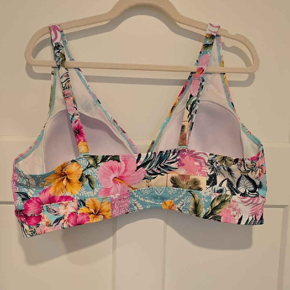 Torrid Floral V-Neck Bikini Set - Picture 3 of 12